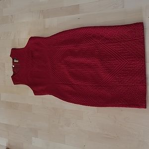 Textured Sleeveless W By Worth Dress